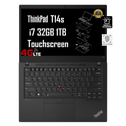 لابتوب لينفو thinkpad T14s اي سفن جيل عاشر رام 16 هارد 512 اس اس دي  حجم الشاشه 14 لمس ب 400$