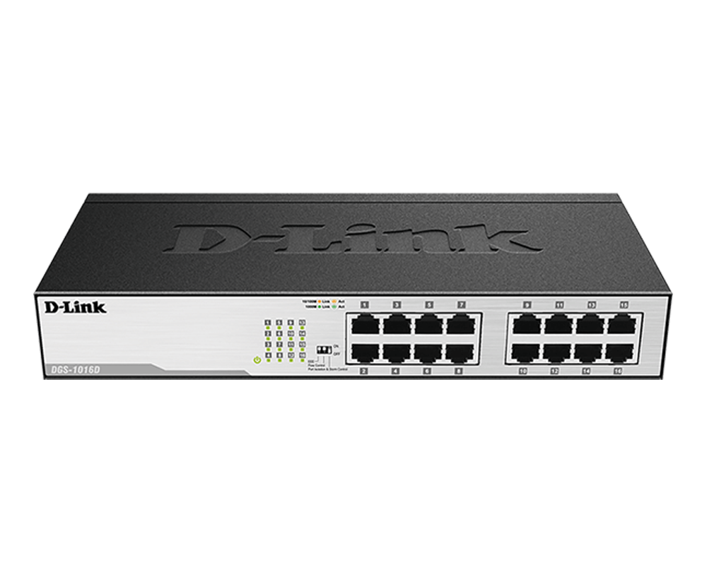 D-LINK SWITCH 16 PORT 10\100\1000